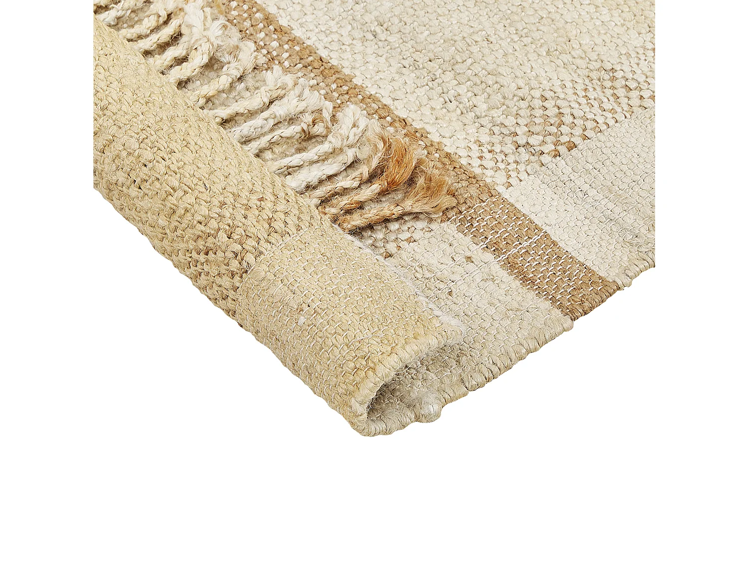Vloerkleed YELMEZ 160 x 230 cm Jute Beige