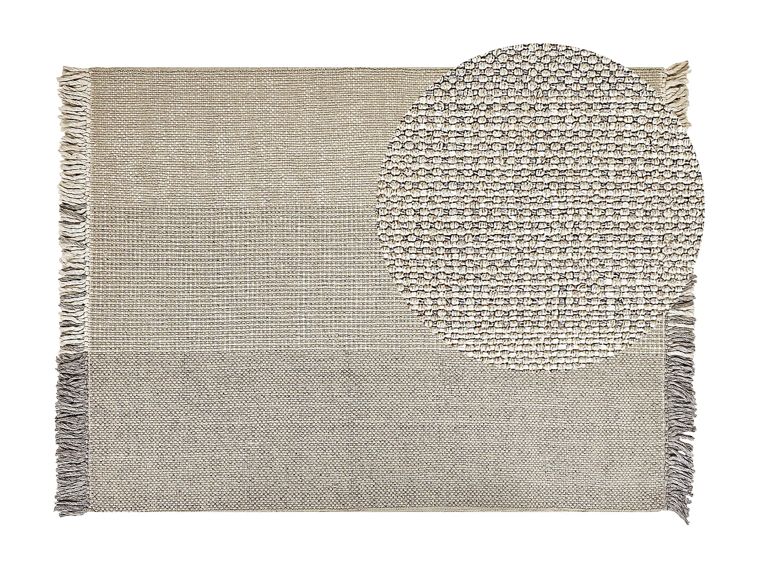 Tapis TEKELER Gris 160 x 230 cm Laine