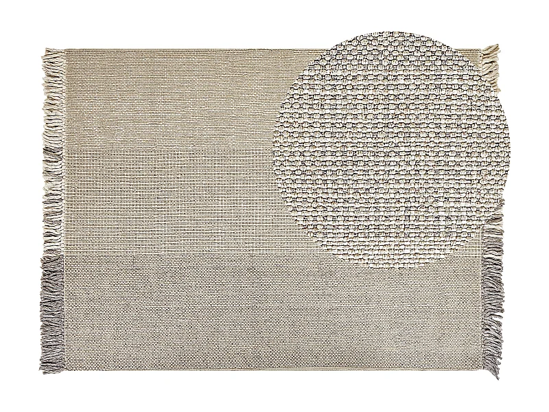 Tapis TEKELER Gris 160 x 230 cm Laine