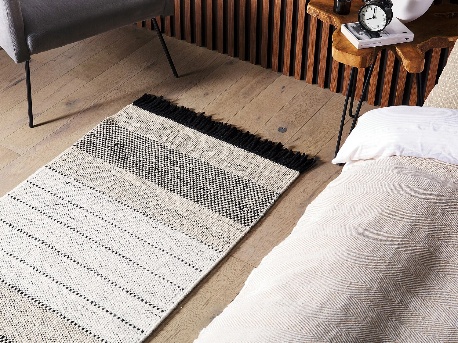 Tapis YAZLIK Beige 80 x 150 cm Laine