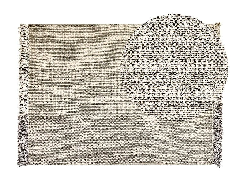 Tapis TEKELER Gris 140 x 200 cm Laine