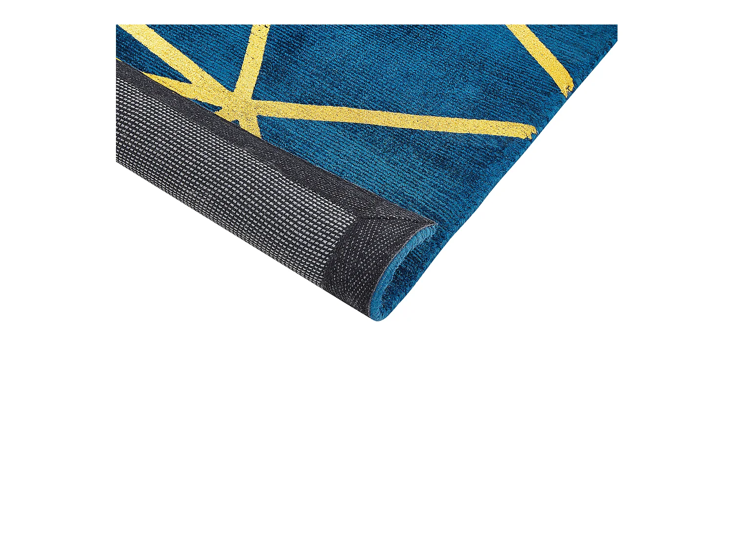 Tapis HAVZA Bleu 80 x 150 cm Soie artificielle