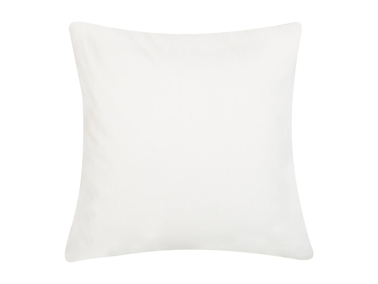 Cojín decorativo PEPEROMIA Algodón 45 x 45 cm Blanco Patrón de plantas