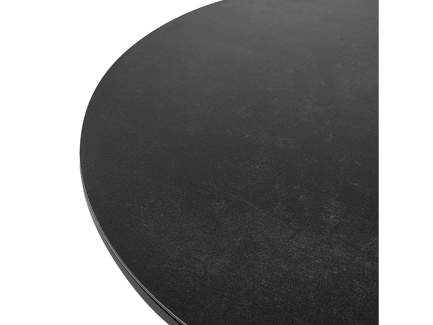 Conjunto de refeições de jardim 4 lugares OLMETTO/TAVIANO com almofadas Metal Preto