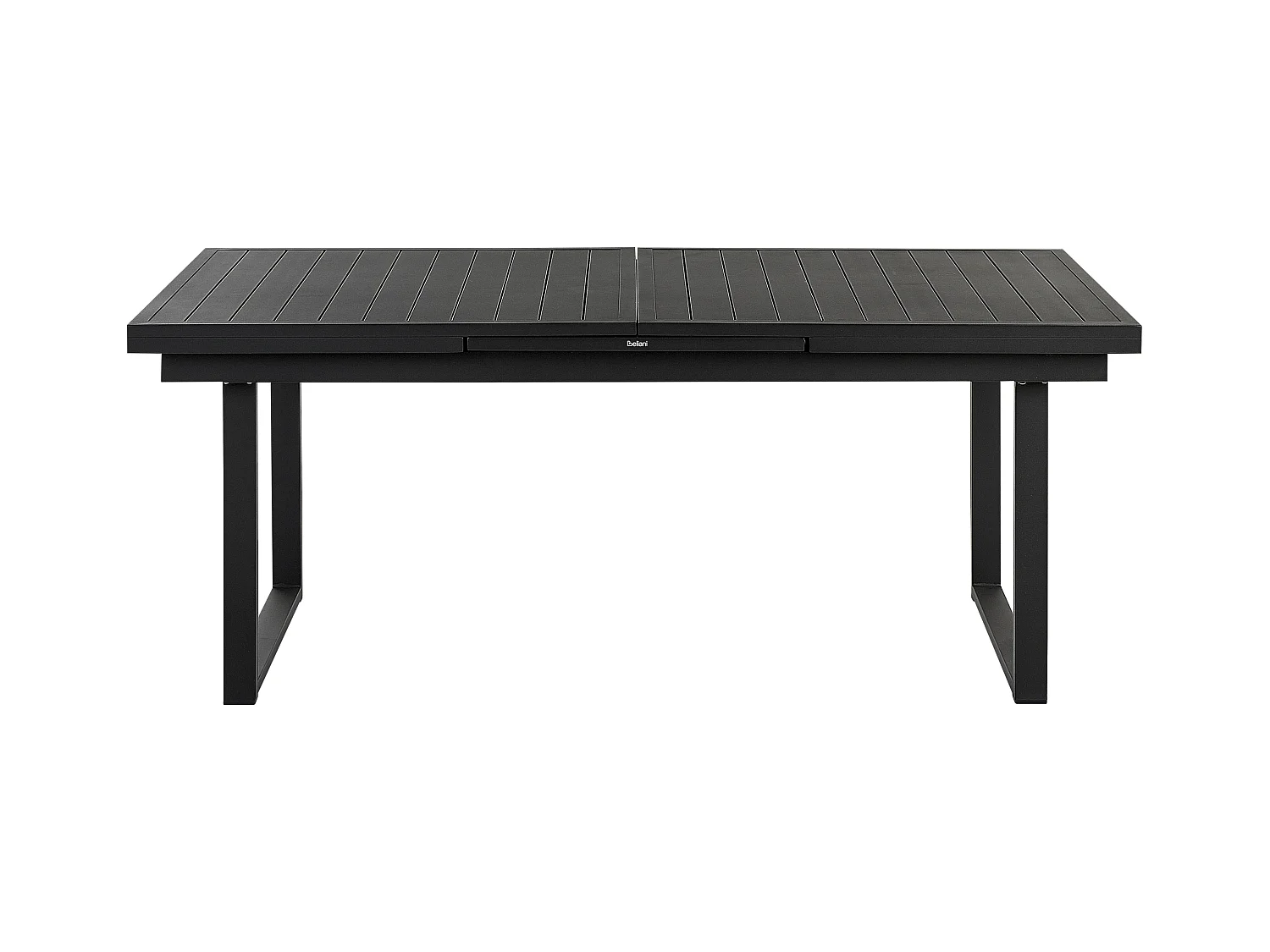 Gartenset Aluminium Tisch 180 / 240 x 90 cm mit 6 Stühlen Valcanetto/Taviano