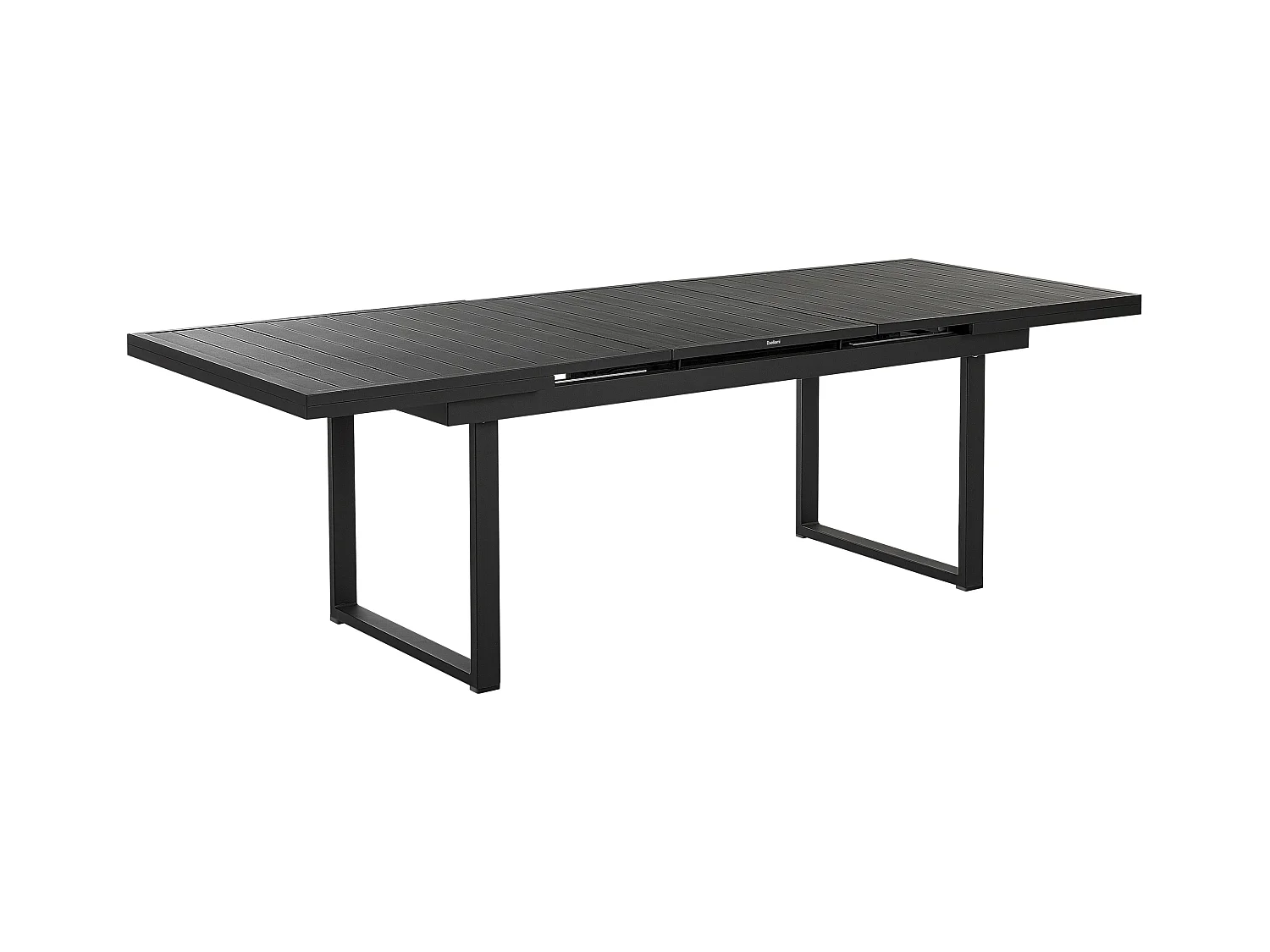 Gartenset Aluminium Tisch 180 / 240 x 90 cm mit 6 Stühlen Valcanetto/Taviano