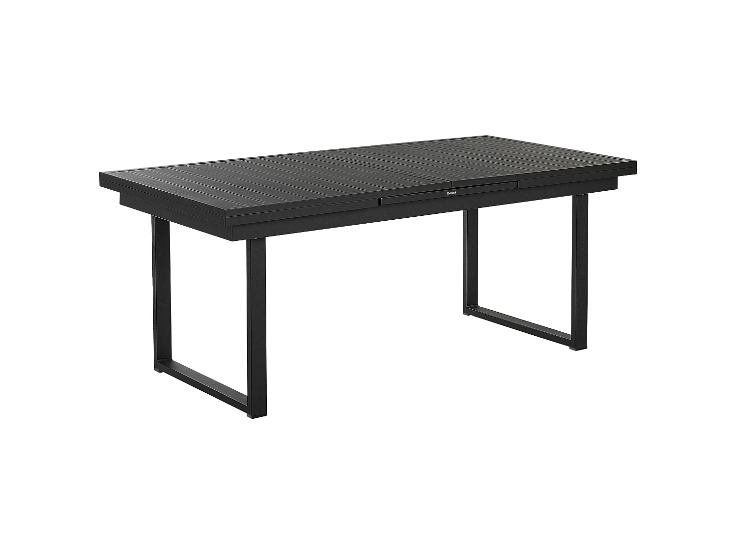 Gartenmöbel Set 6-Sitzer VALCANETTO/TAVIANO Metall Schwarz