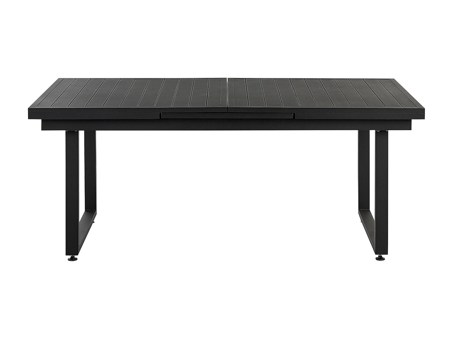 Gartenset Aluminium Tisch 180 / 240 x 90 cm mit 8 Stühlen Valcanetto/Taviano