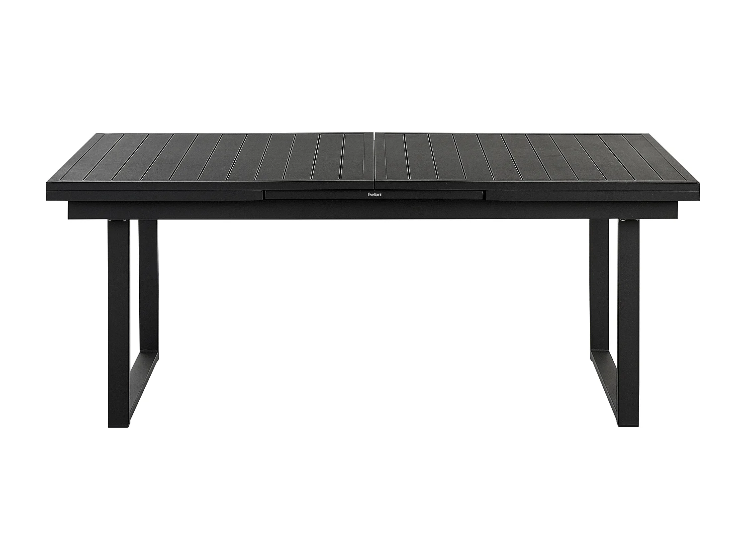 Gartenset Aluminium Tisch 180 / 240 x 90 cm mit 8 Stühlen Valcanetto/Taviano