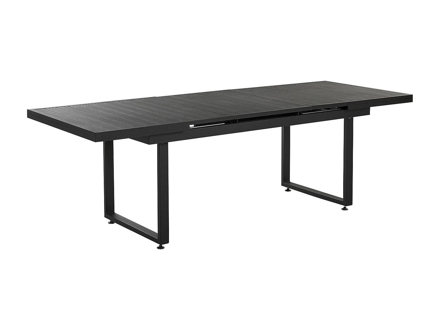 Gartenset Aluminium Tisch 180 / 240 x 90 cm mit 8 Stühlen Valcanetto/Taviano