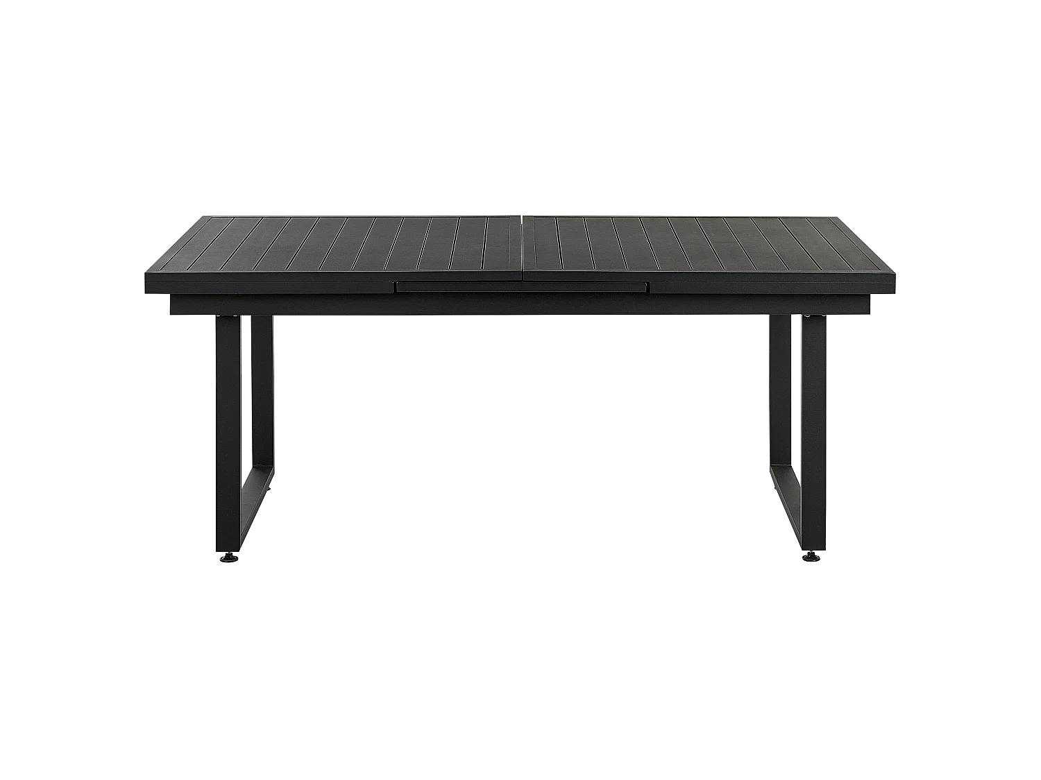 Gartenmöbel Set 8-Sitzer VALCANETTO/TAVIANO inkl. Kissen Metall Schwarz