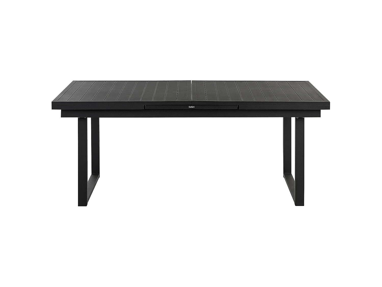 Gartenmöbel Set 8-Sitzer VALCANETTO/TAVIANO inkl. Kissen Metall Schwarz