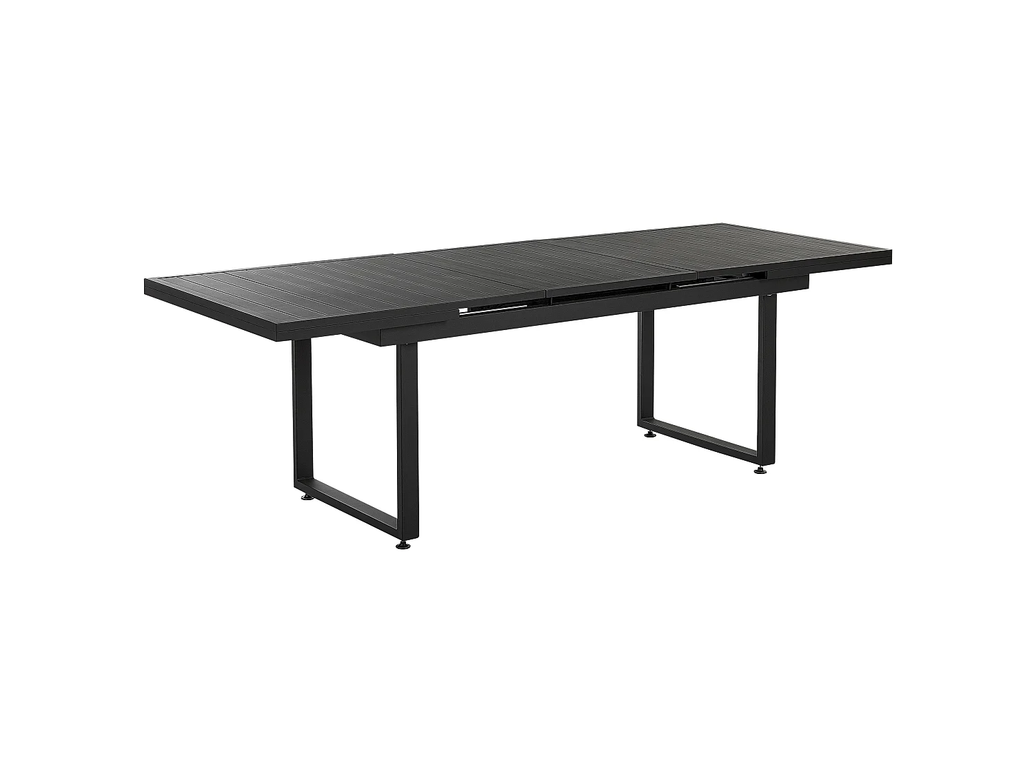 Gartenmöbel Set 8-Sitzer VALCANETTO/TAVIANO inkl. Kissen Metall Schwarz
