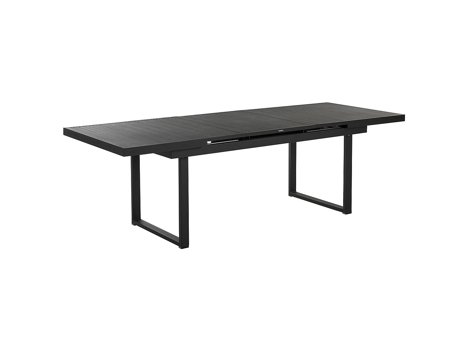 Gartenmöbel Set 6-Sitzer VALCANETTO/BUSSETO Metall Schwarz