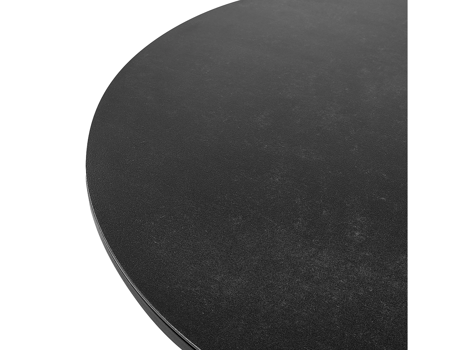 Gartenset Aluminium Tisch ⌀ 110 cm mit 4 Stühlen Stoffbezug grau Olmetto/Busseto