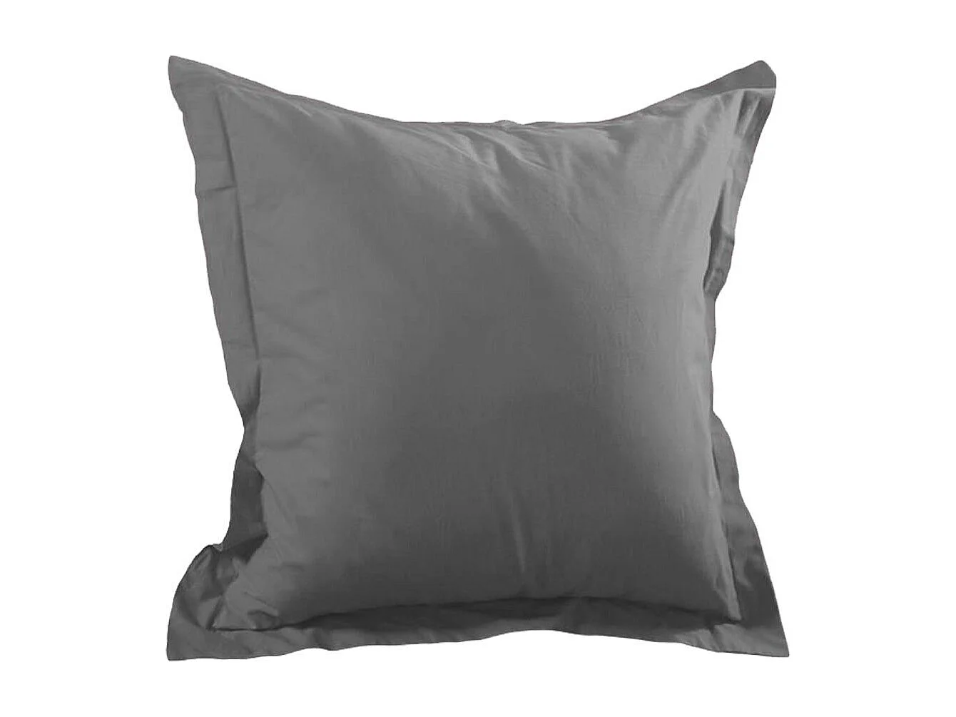 Funda de almohada lisa de algodón