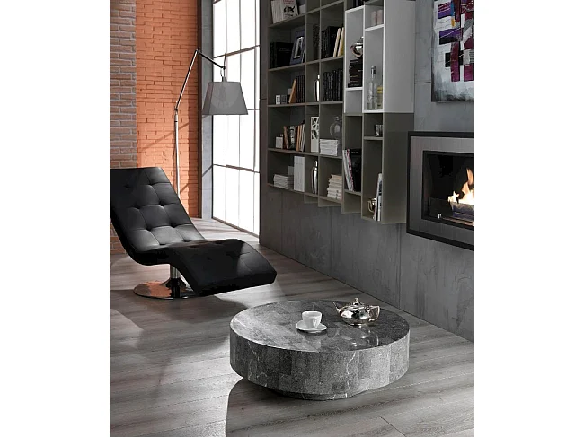 Table basse Moderne - Round - Gris