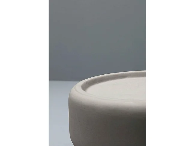 Kenzo - Mesa de centro (Ø.42 x Ø.42 x 40h) em MDF cinza