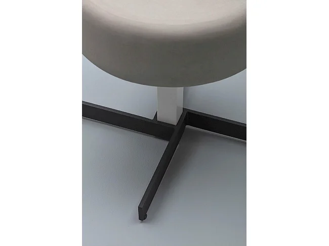 Kenzo - Mesa de centro (Ø.42 x Ø.42 x 40h) em MDF cinza