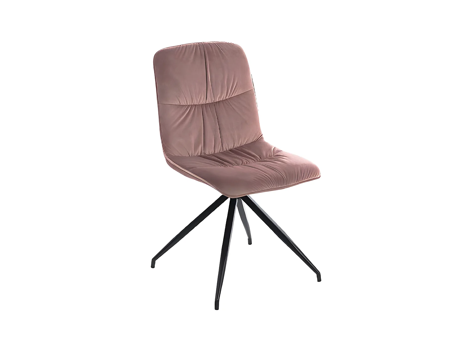 Lot de 2 chaises Alba - Rose, Noir
