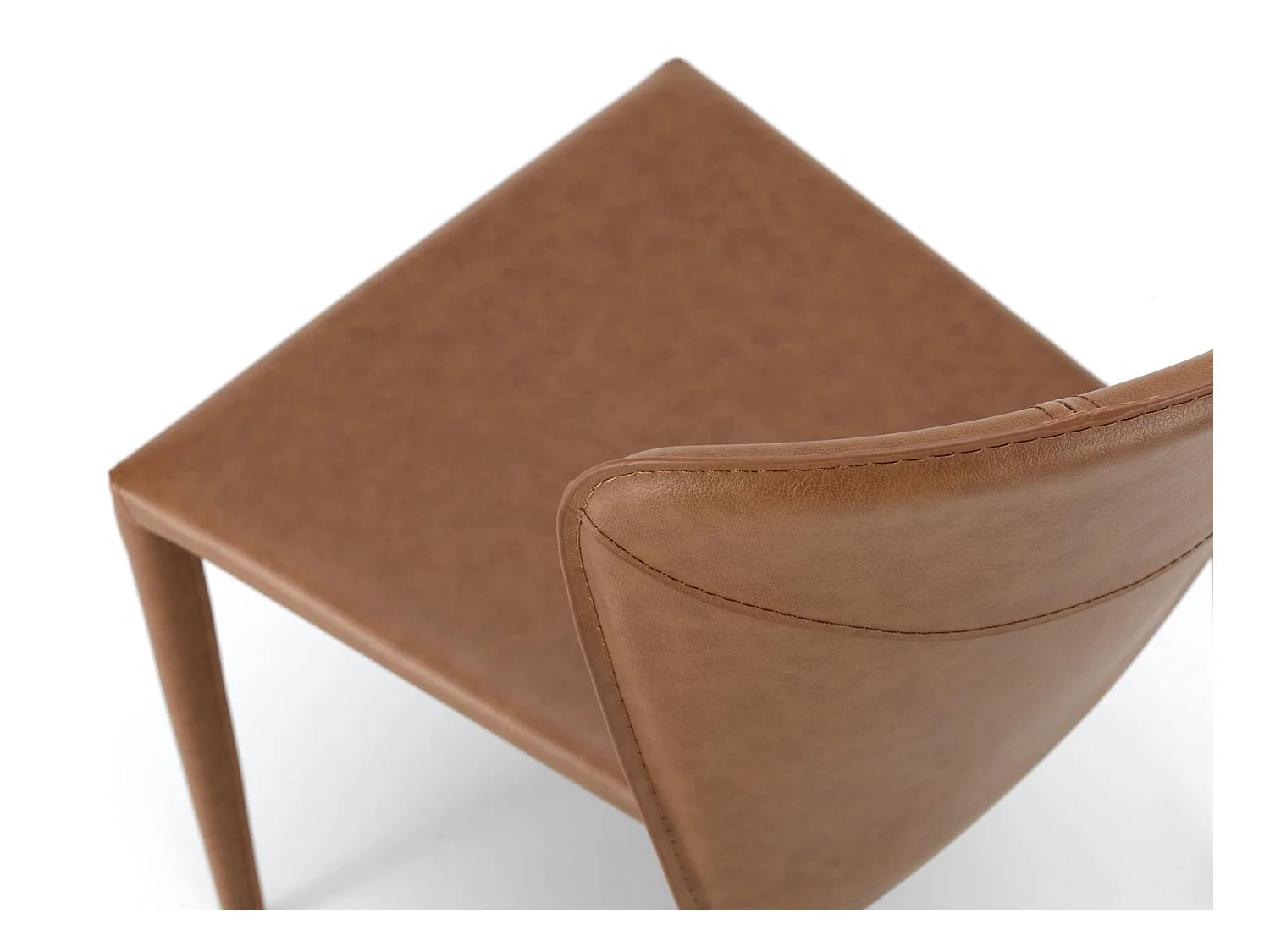 Break - Pomarańczowy fotel ze sztucznej skóry 4 szt.