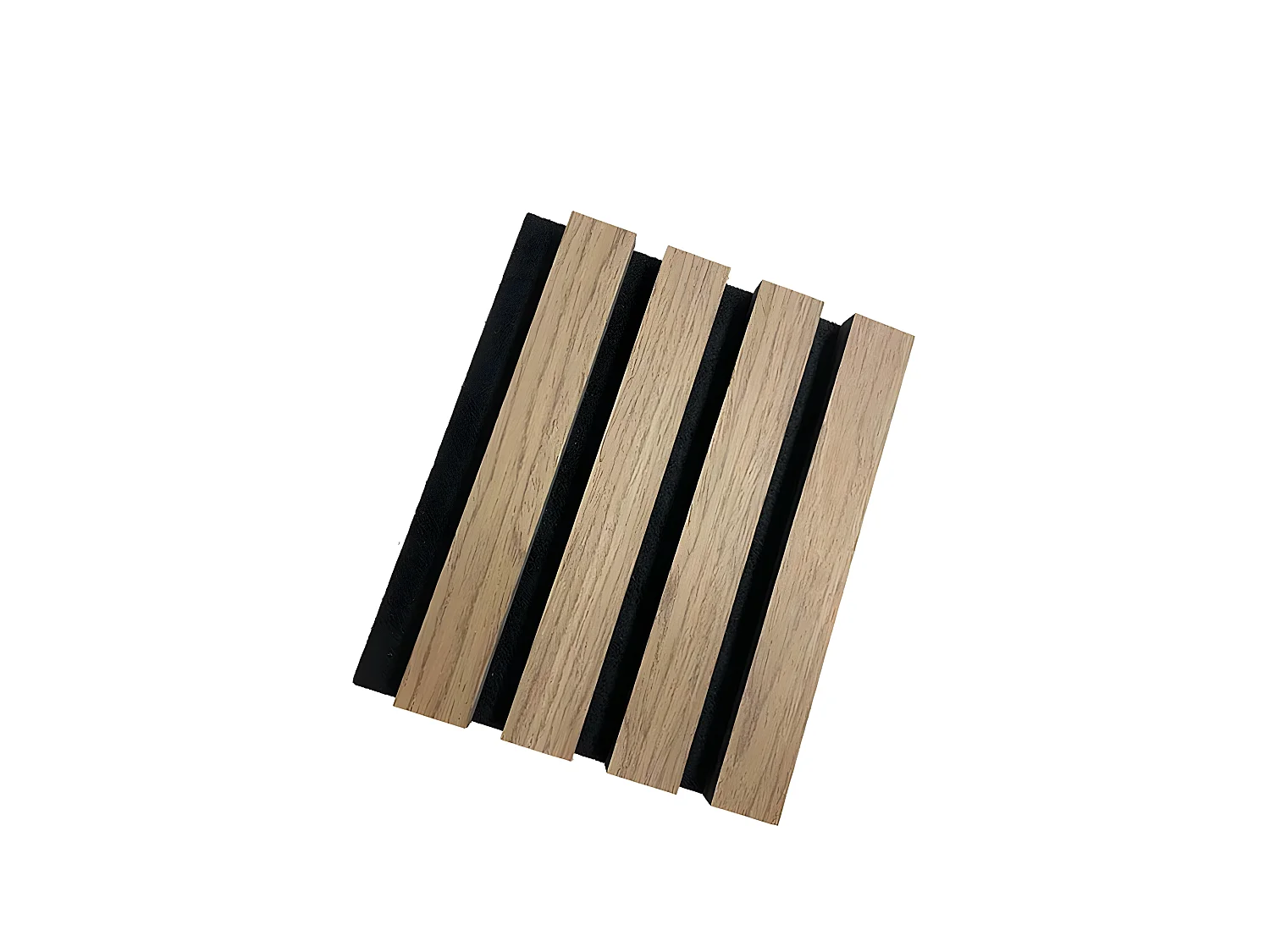 Echantillon panneau mural noyer - feutre noir