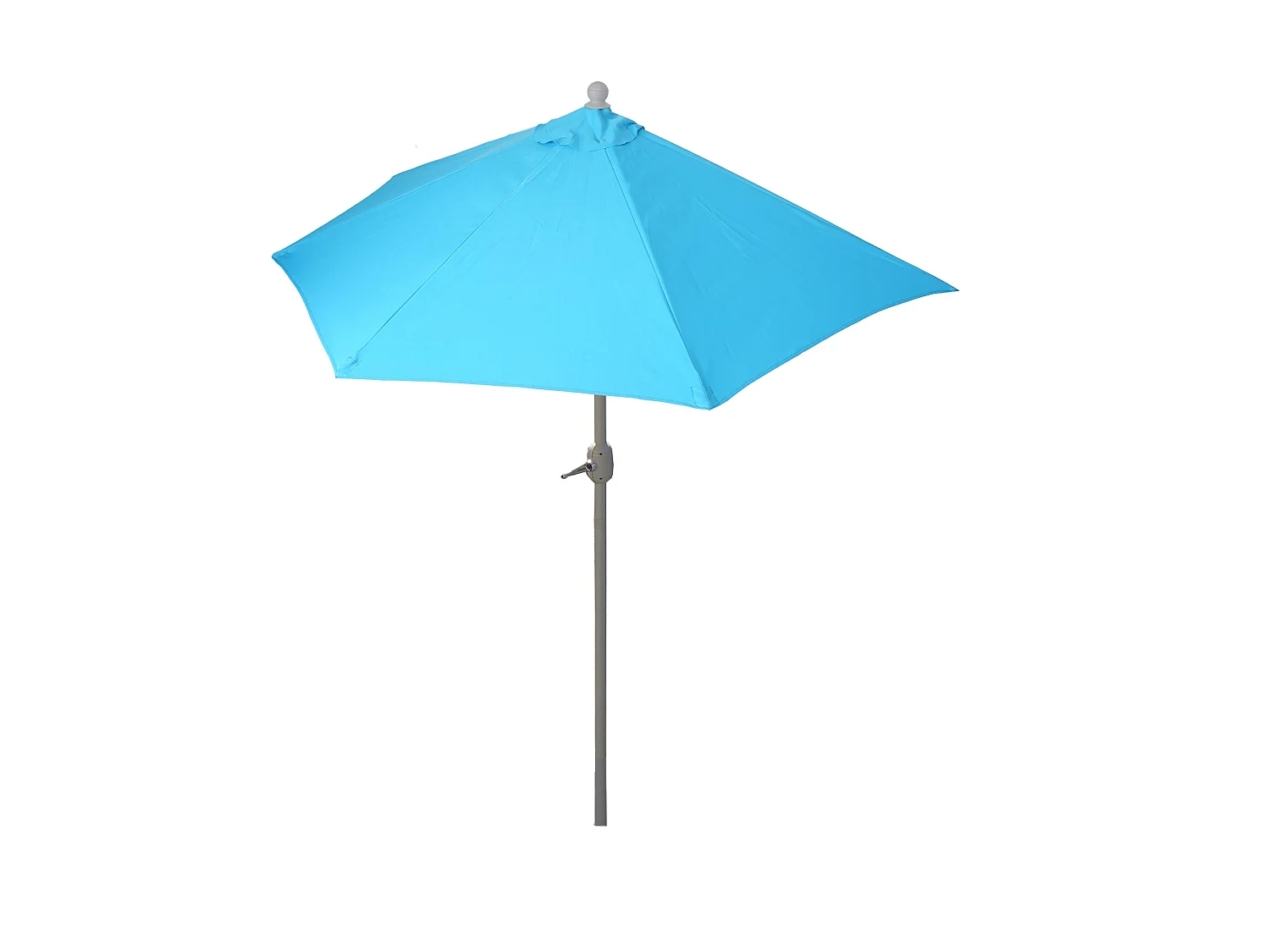 Demi parasol semi-circulaire balcon aluminium 285 x 145 x 252 cm 04_0003903