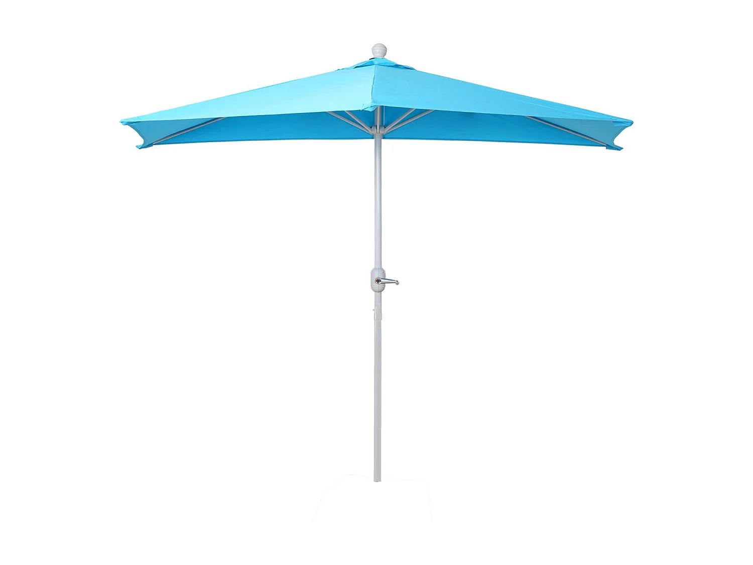Demi parasol semi-circulaire balcon aluminium 285 x 145 x 252 cm 04_0003903