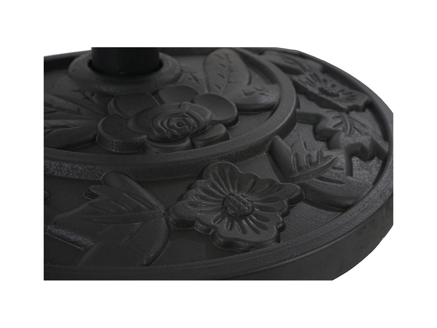 Demi parasol semi-circulaire balcon aluminium crème 285 x 145 x 252 cm 04_0003847