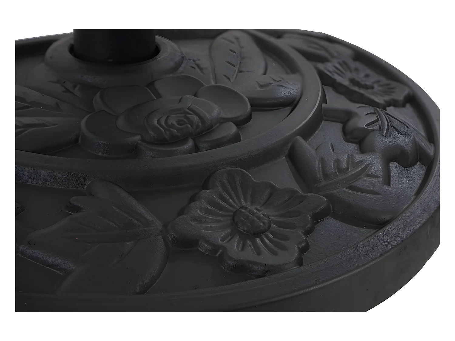 Demi parasol semi-circulaire balcon aluminium 285 x 145 x 252 cm 04_0003899