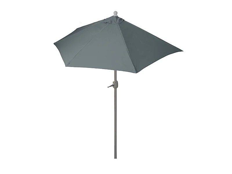 Demi parasol semi-circulaire balcon aluminium 260 x 135 x 252 cm 04_0003900