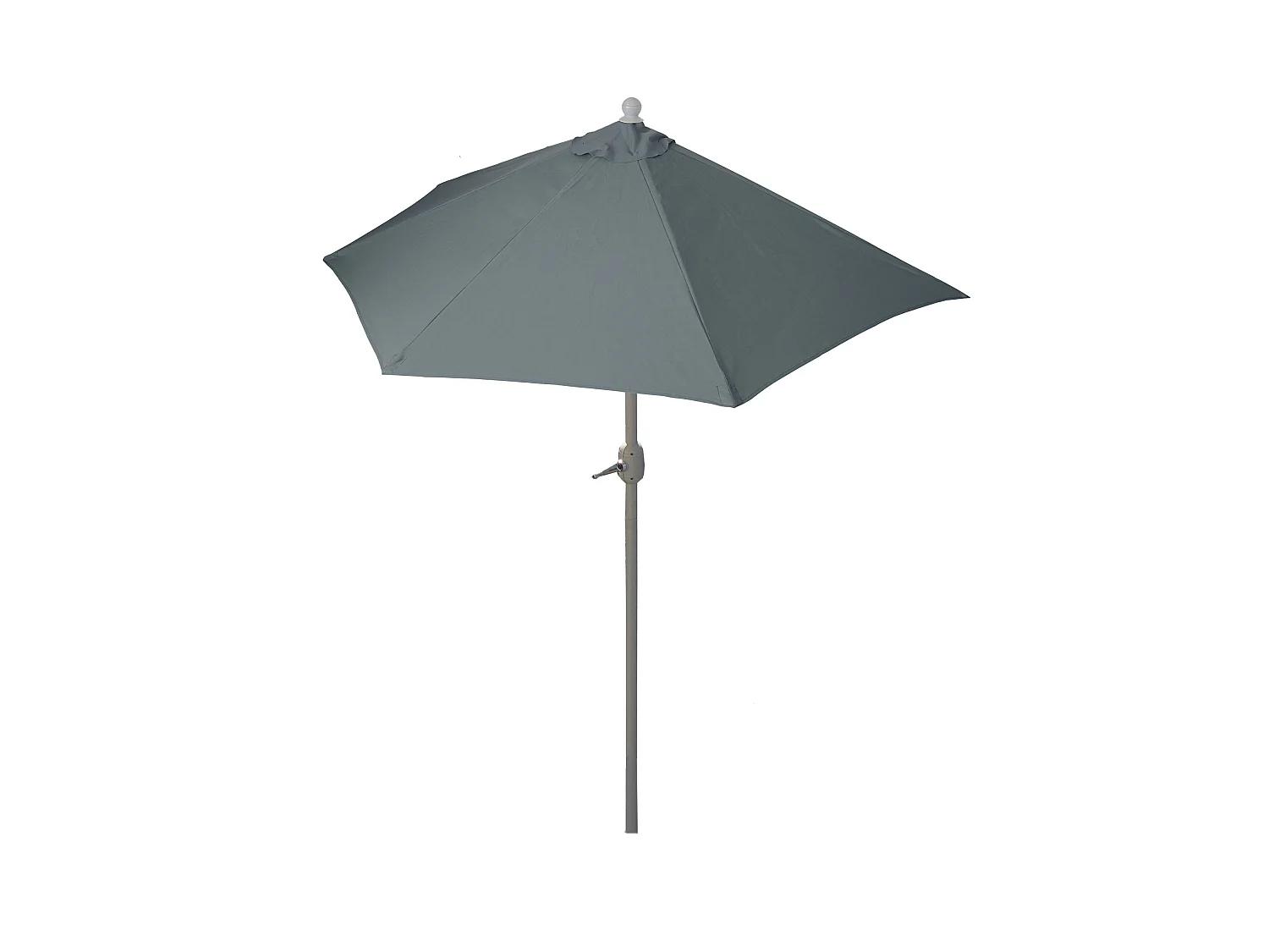 Demi parasol semi-circulaire balcon aluminium 260 x 135 x 252 cm 04_0003900