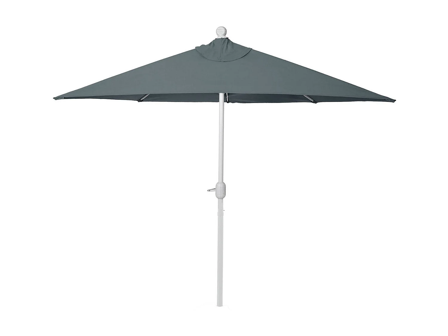 Demi parasol semi-circulaire balcon aluminium 260 x 135 x 252 cm 04_0003900