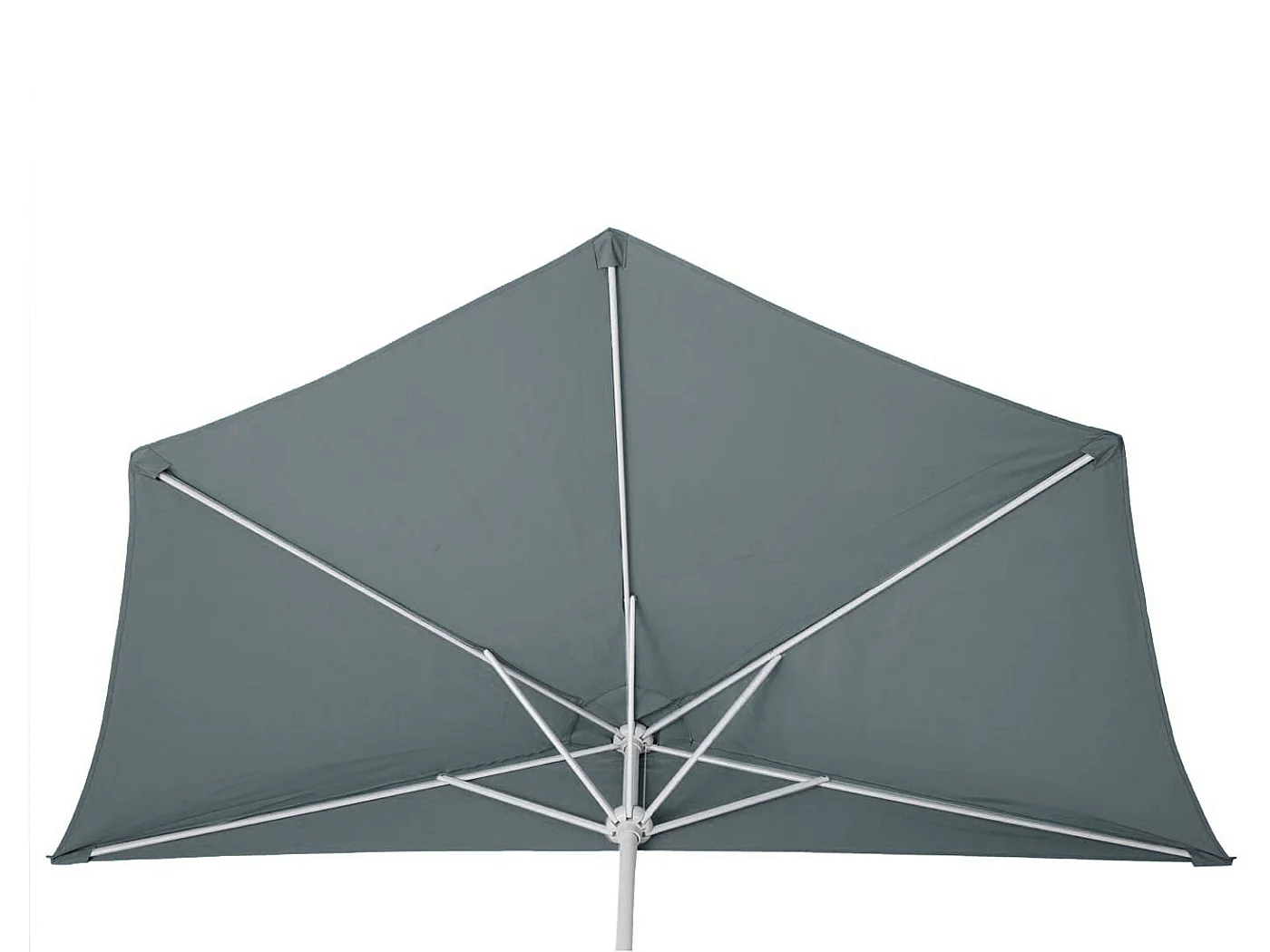 Demi parasol semi-circulaire balcon aluminium 260 x 135 x 252 cm 04_0003900