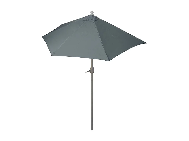 Demi parasol semi-circulaire balcon aluminium 260 x 135 x 252 cm 04_0003900