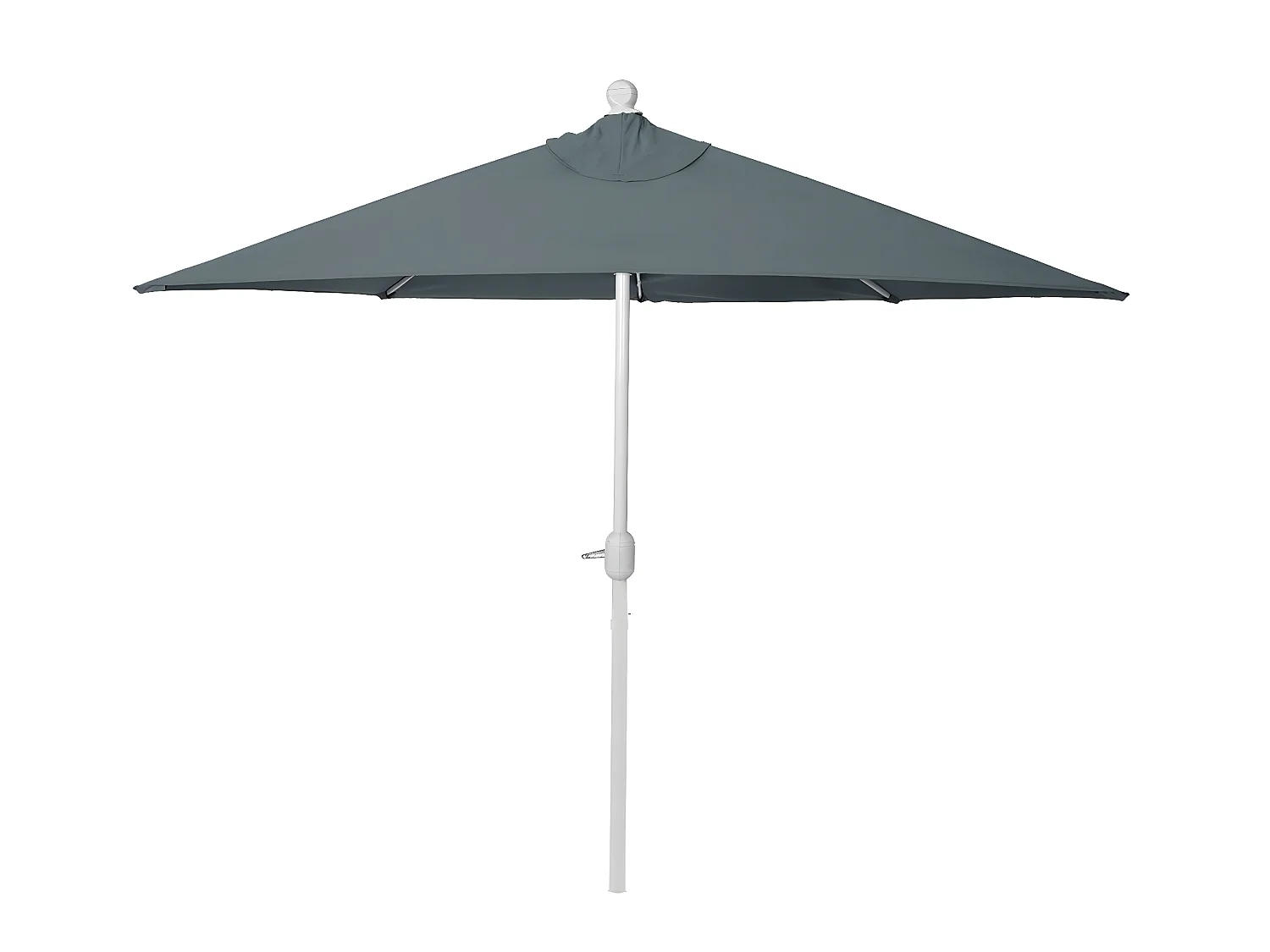 Demi parasol semi-circulaire balcon aluminium 285 x 145 x 252 cm 04_0003897