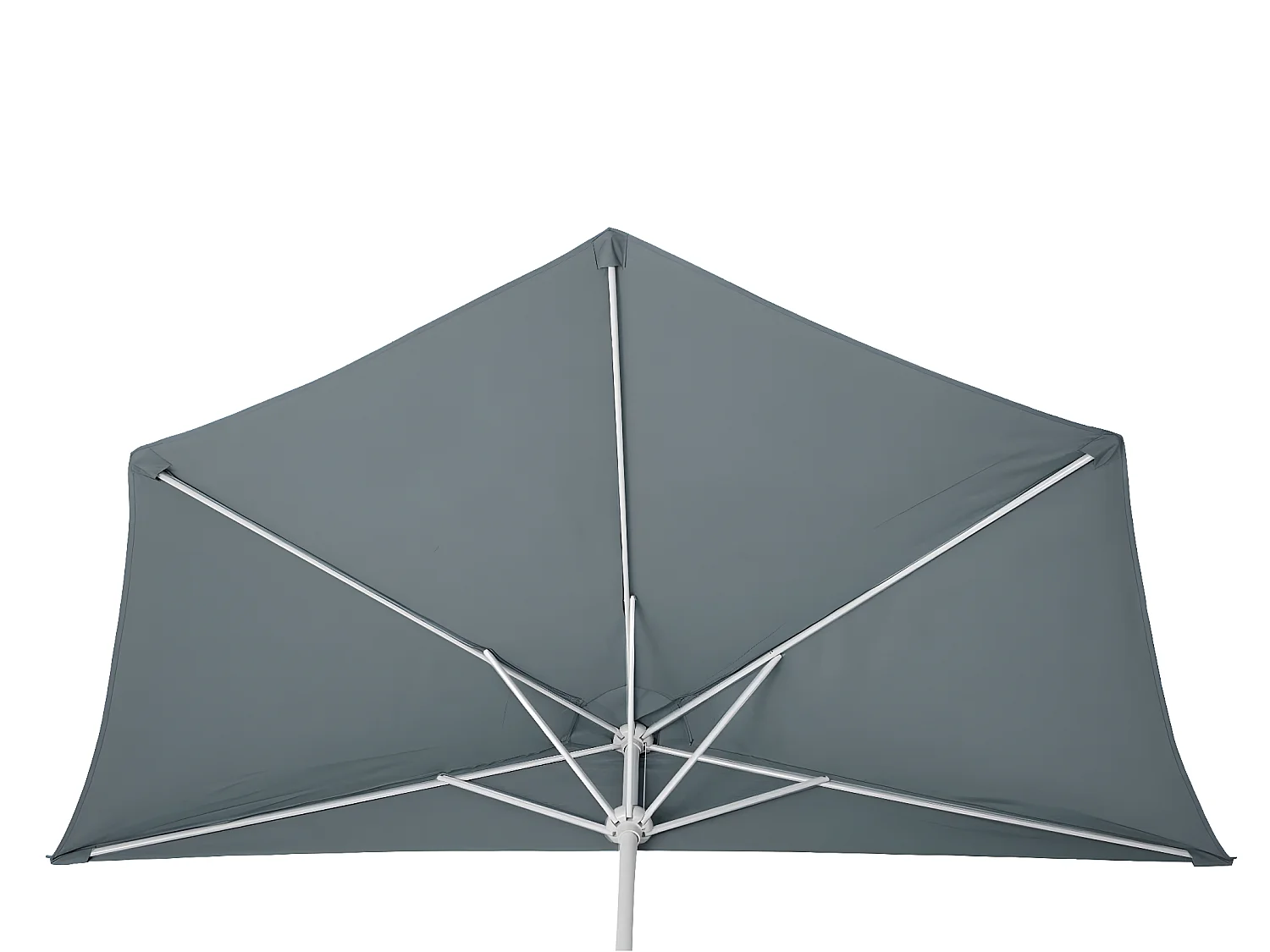 Demi parasol semi-circulaire balcon aluminium 285 x 145 x 252 cm 04_0003897