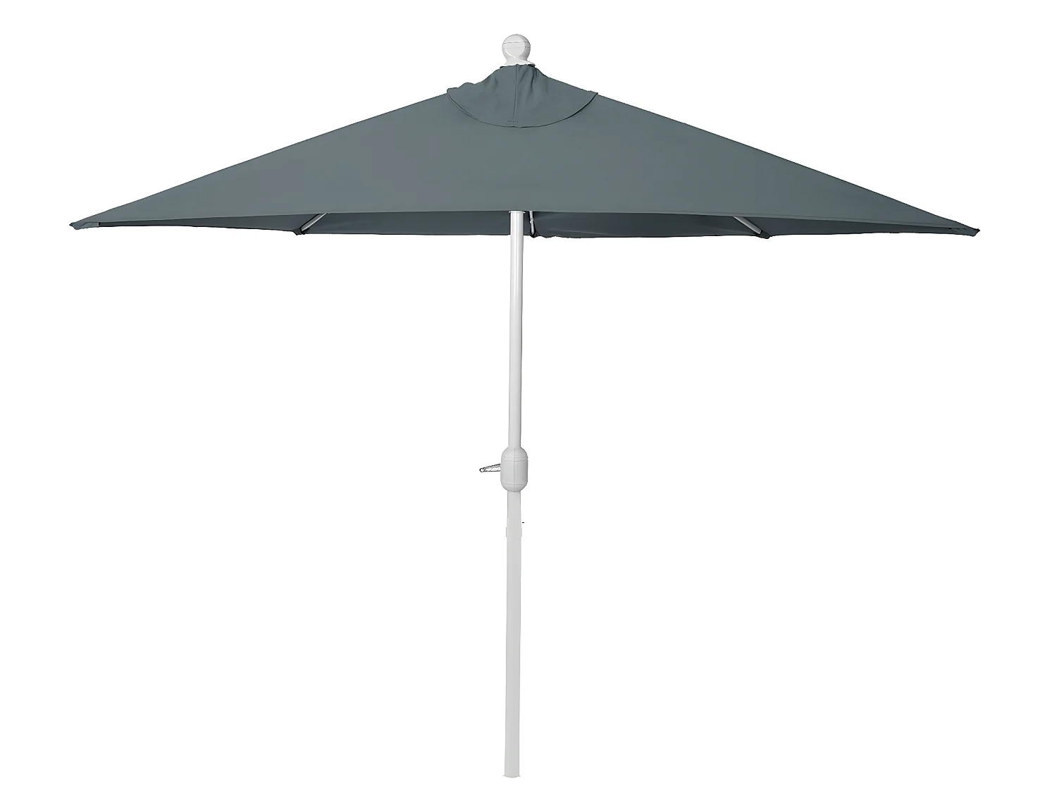 Demi parasol semi-circulaire balcon aluminium 285 x 145 x 252 cm 04_0003897
