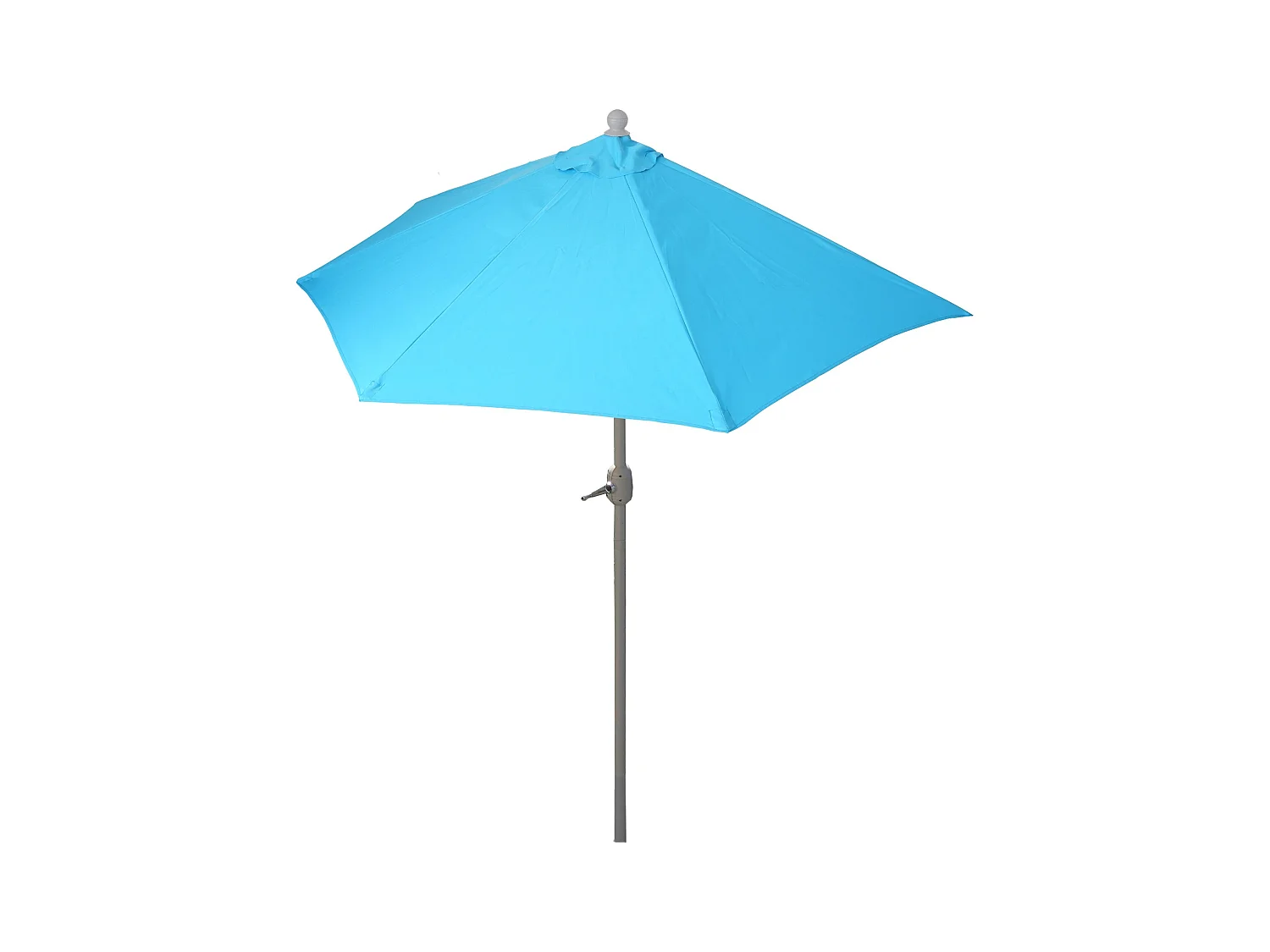 Parasol demi-rond balcon terrasse aluminium 260 x 135 x 252 cm 04_0003828