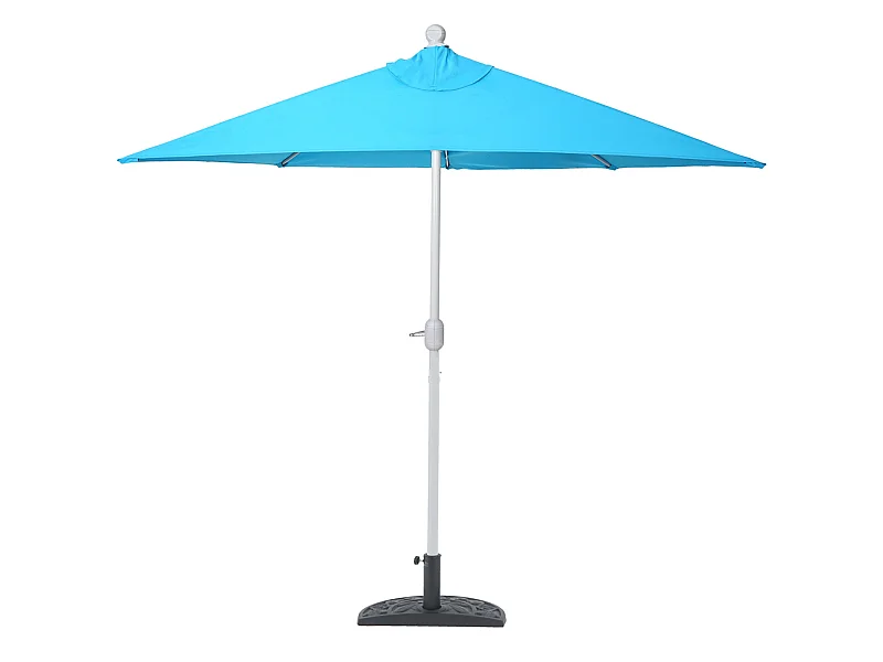 Demi parasol semi-circulaire balcon aluminium 50 x 32 x 32 cm 04_0003844