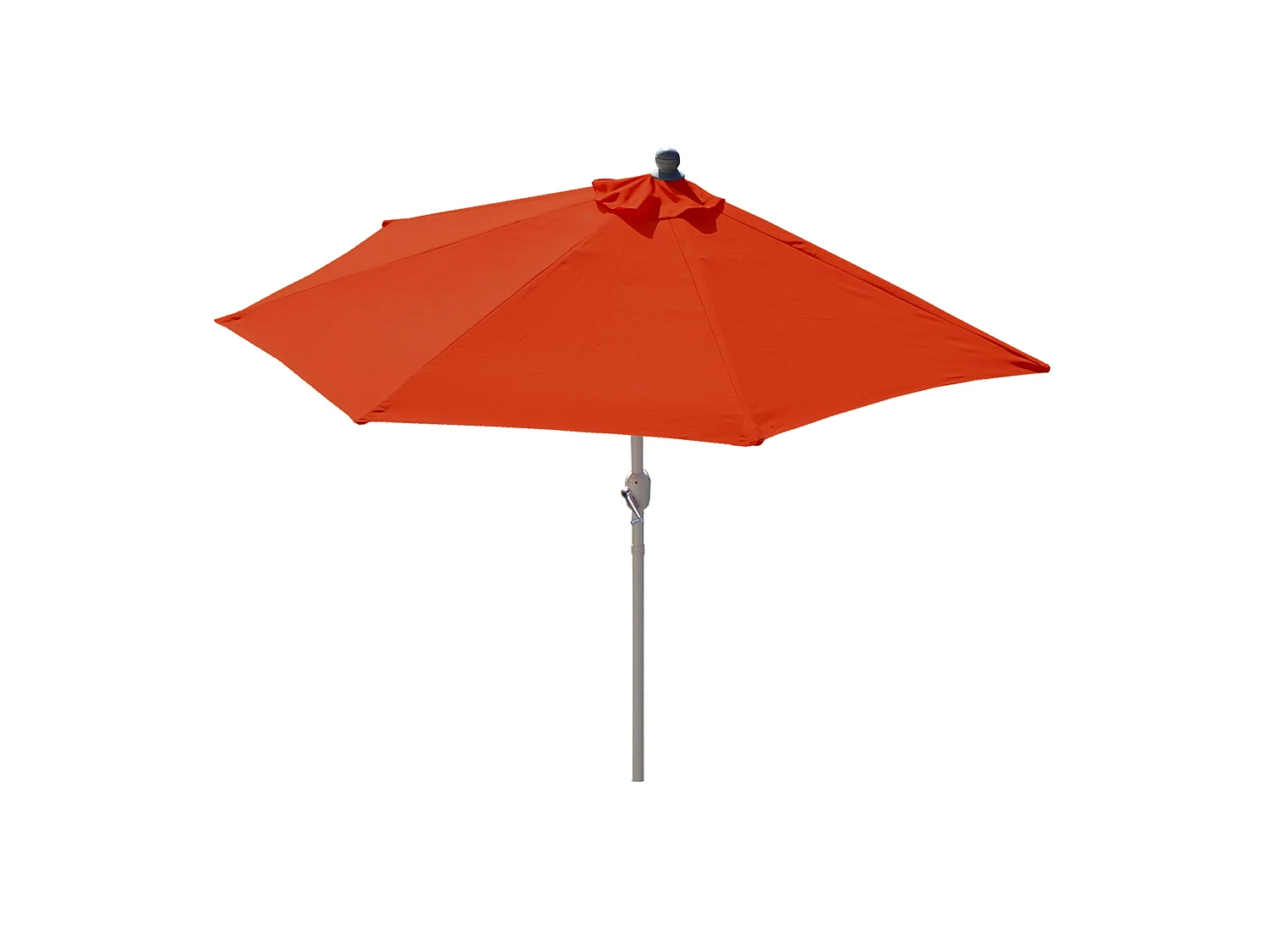 Demi parasol semi-circulaire balcon aluminium 285 x 145 x 208 cm 04_0003902