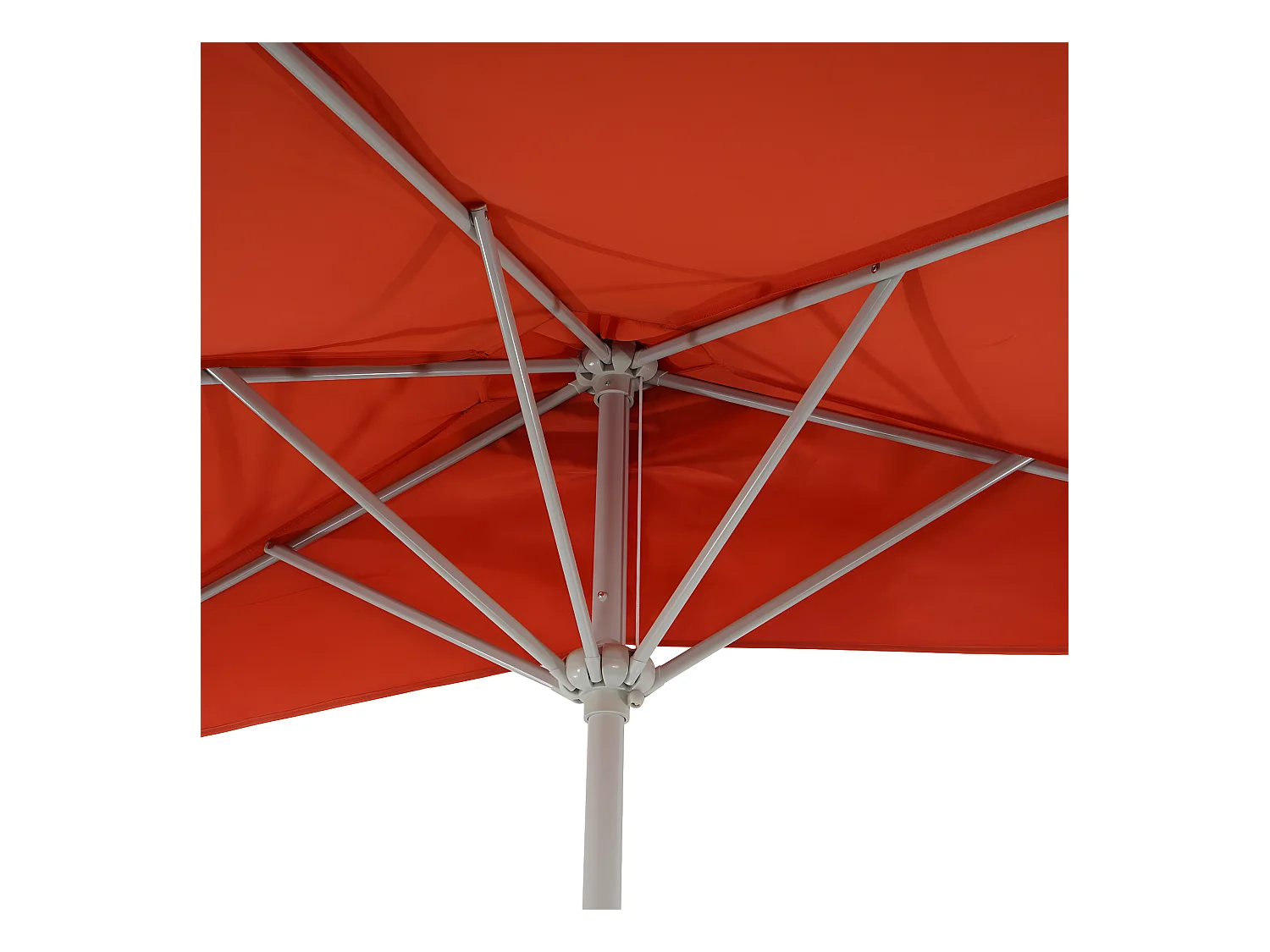 Demi parasol semi-circulaire balcon aluminium 285 x 145 x 208 cm 04_0003902