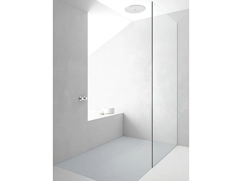 Plato de ducha resina FUSION ceniza  100x100cm