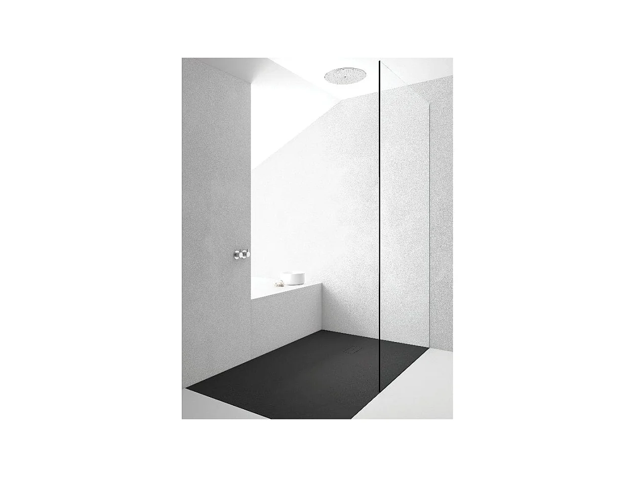 Plato de ducha resina FUSION NEGRO  100x100cm
