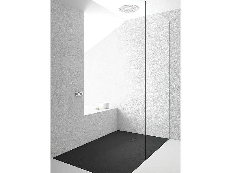 Plato de ducha resina FUSION negro  90x90cm