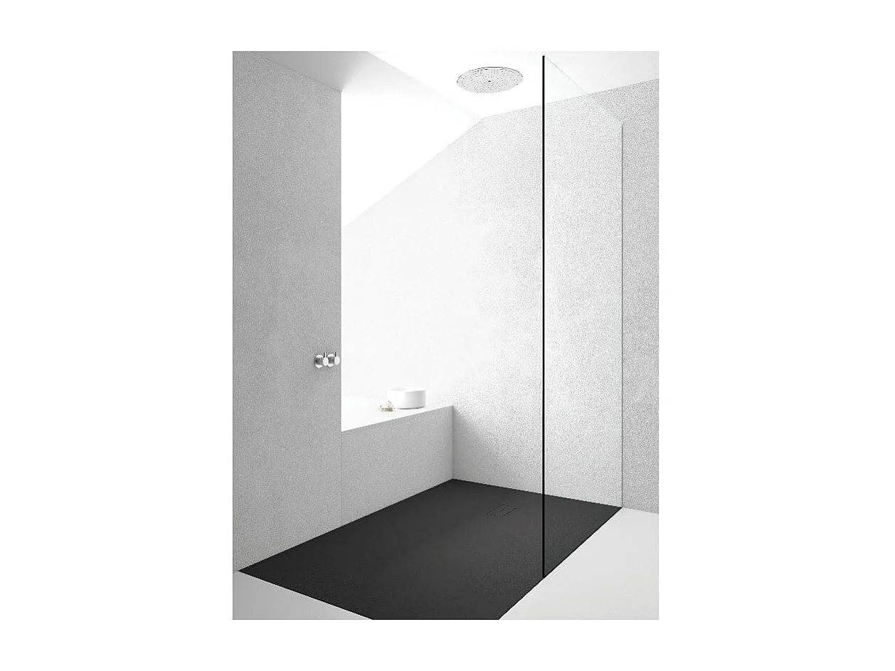 Plato de ducha resina FUSION NEGRO  70x90cm