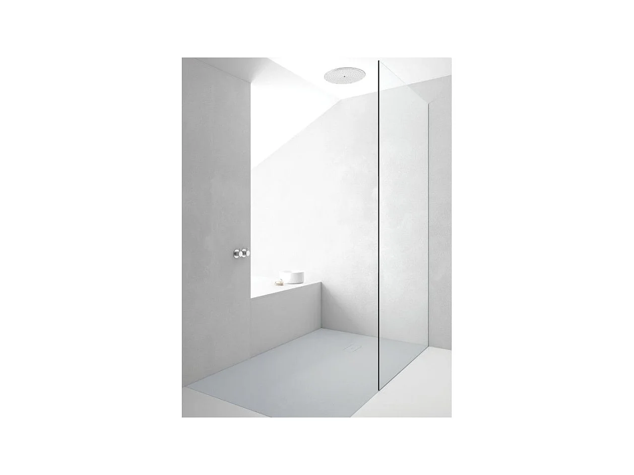 Plato de ducha resina FUSION CENIZA  100x110cm