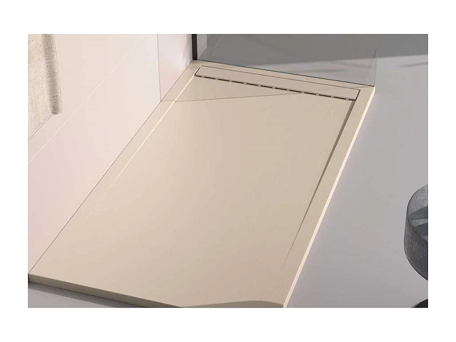 Plato de ducha pizarra CLEVER CREMA  90x210 cm