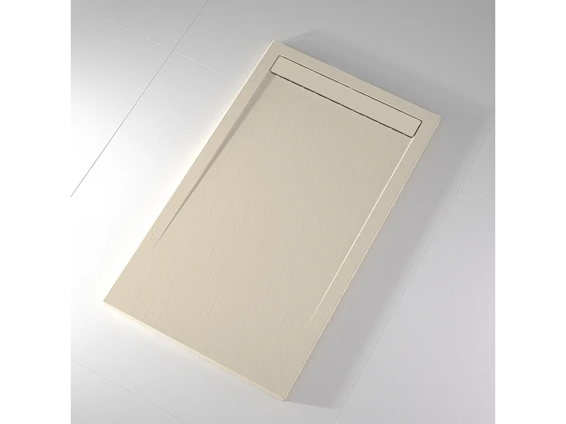 Plato de ducha pizarra CLEVER CREMA  70x210 cm