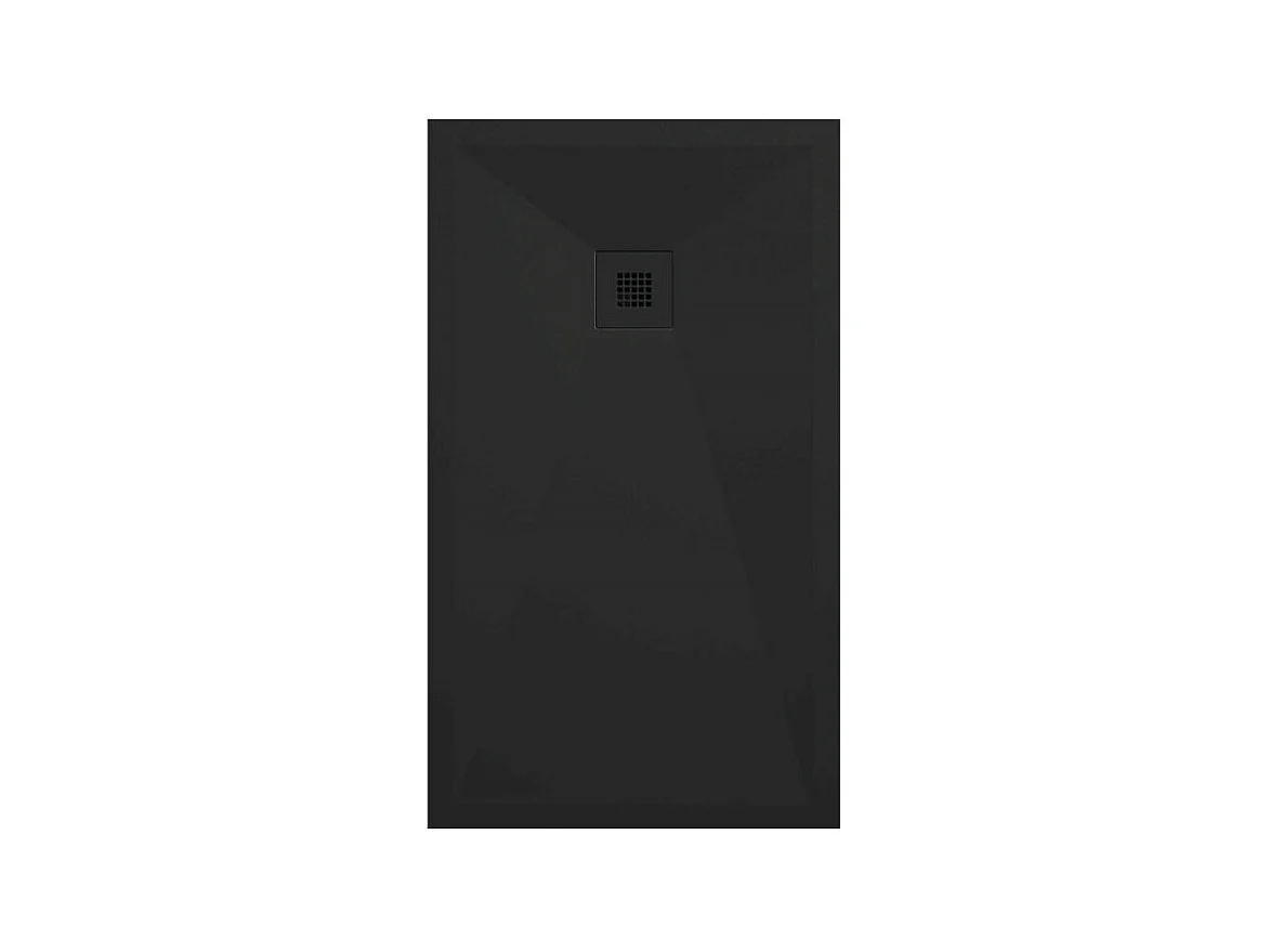 Plato de ducha pizarra ONDA NEGRO  80x200 cm rejilla color